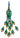 Gartenfigur Pfau aus Metall stehend Höhe 81cm Breite 36cm - Lifestyle & More