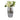 Moderne Dekovase Blumenvase Tischvase Vase aus Keramik silber/anthrazit Höhe 21 cm - Lifestyle & More