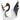Moderne Gartenfigur Gartenskulptur Storch aus Metall schwarz/weiß Höhe 82 cm Breite 42 cm - Lifestyle & More