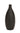 Moderne Vase Tischvase Blumenvase aus Porzellan schwarz Höhe 23cm ⌀ 9cm - Lifestyle & More