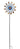 Windrad Windspiel mehrfarbig aus Metall als Gartenstecker Höhe 158 cm Durchmesser 42 cm - Lifestyle & More