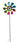 Windrad Windspiel mehrfarbig aus Metall als Gartenstecker Höhe 160 cm Durchmesser 50 cm - Lifestyle & More