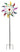 Windrad Windspiel mehrfarbig aus Metall als Gartenstecker Höhe 188 cm ⌀ 60 cm - Lifestyle & More