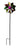 Windrad Windspiel mehrfarbig aus Metall als Gartenstecker Höhe 91 cm Durchmesser 23 cm - Lifestyle & More