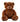 Ours en peluche géant ours en peluche XXL 100 cm de haut ours en peluche peluche velouté doux marron foncé