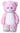 Ours en peluche géant ours en peluche XXL 100 cm de haut ours en peluche rose peluche veloutée