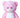 Riesen Teddybär Kuschelbär XXL 100 cm groß Rosa Plüschbär Kuscheltier samtig weich