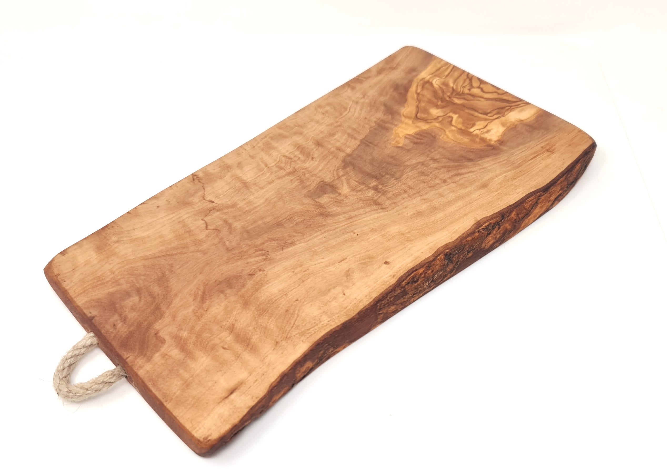 Breakfast board | Chopping board made of high-quality olive wood | Snack board | Cutting board | 24x13 cm