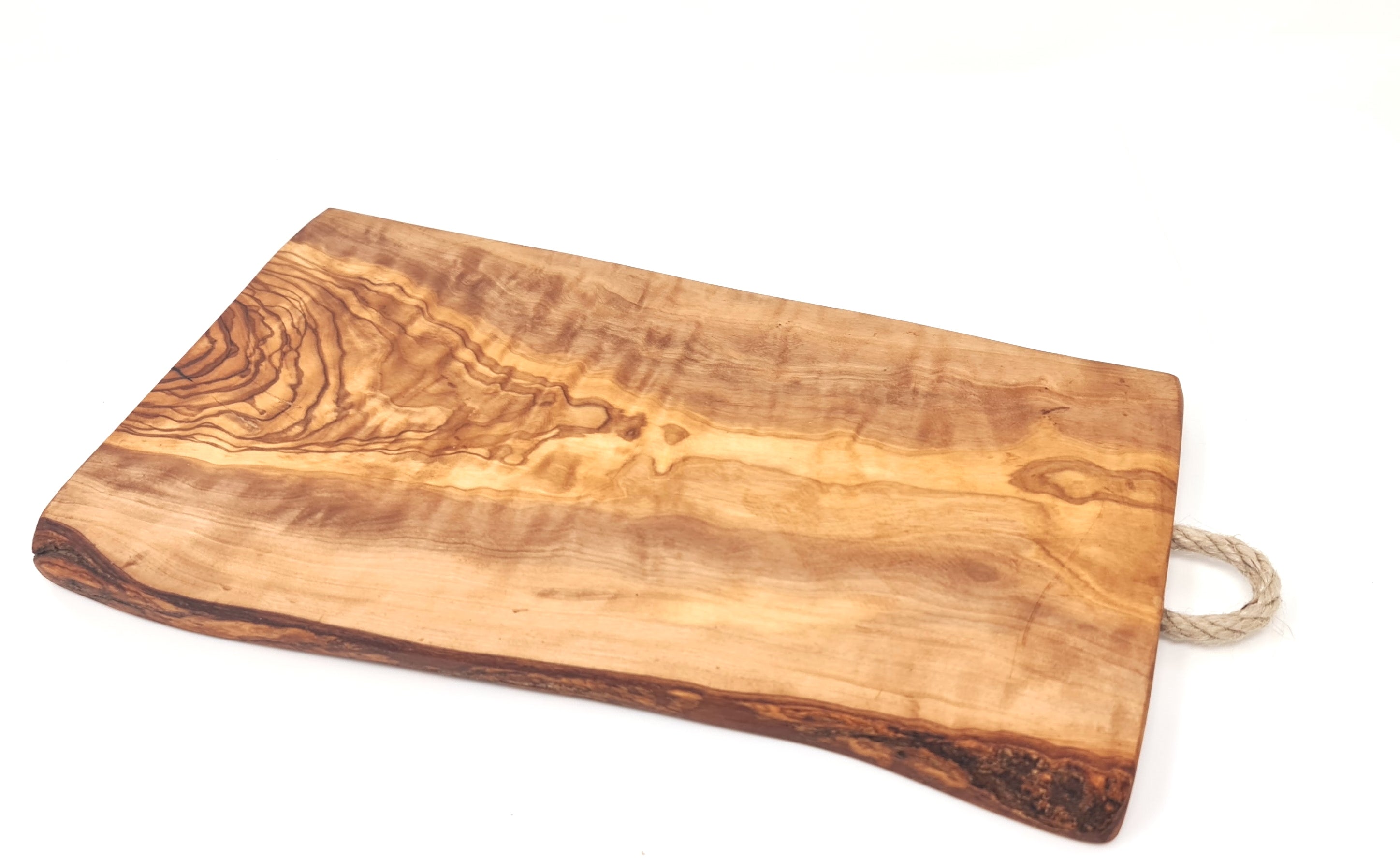 Breakfast board | Chopping board made of high-quality olive wood | Snack board | Cutting board | 24x13 cm