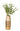 Vase décoratif moderne vase à fleurs vase de table en céramique or 10x28 cm