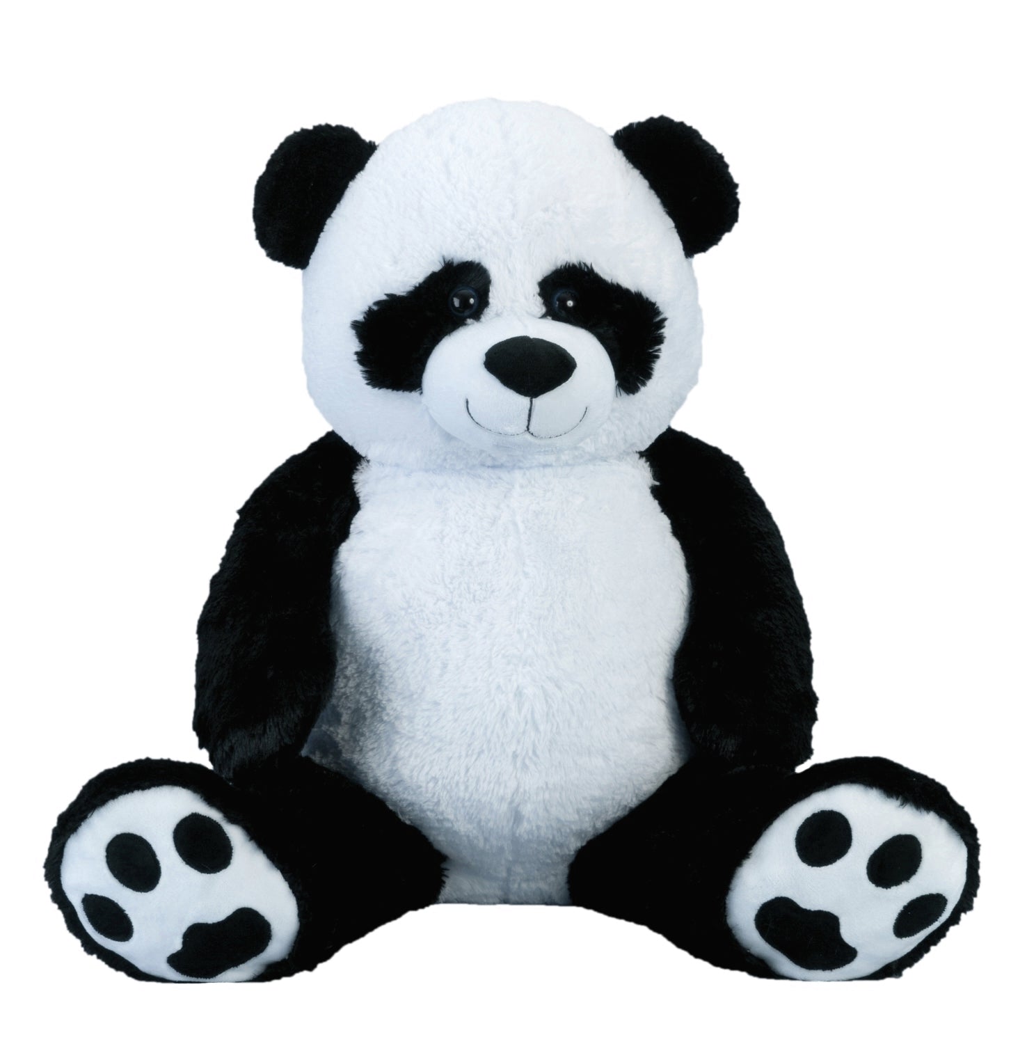 Ours panda géant en peluche XXL 100 cm de haut ours en peluche peluche panda velouté