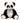 Cute panda bear cuddly bear 50 cm tall plush bear cuddly toy panda velvety soft