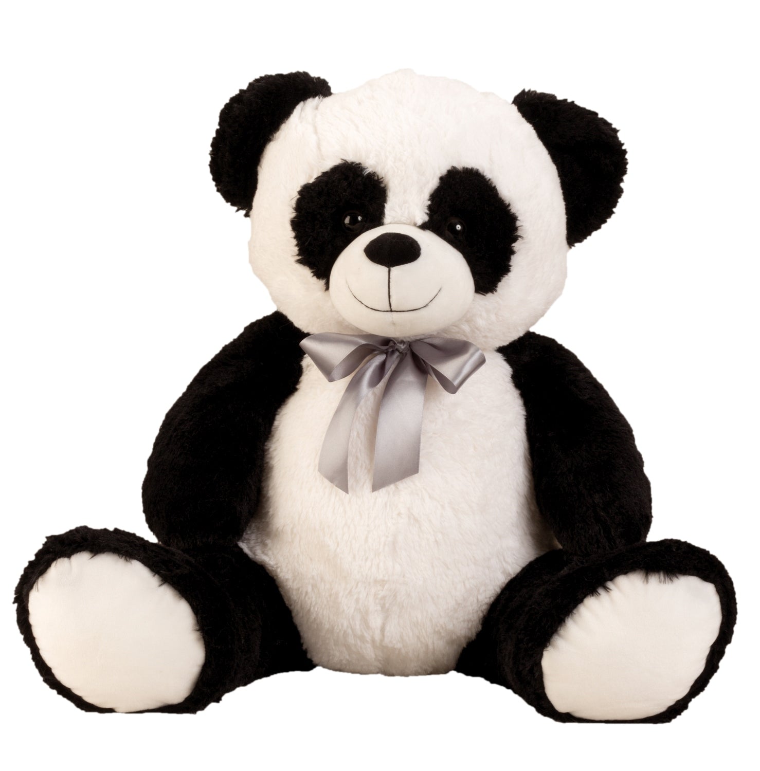 Big panda bear cuddly bear XL 80 cm tall plush bear cuddly toy panda velvety soft