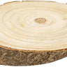 2er Set Große Naturholz Baumscheiben 32x22 cm Baumstamm Scheiben Holzscheiben Rohlinge mit Rinde - Lifestyle & More