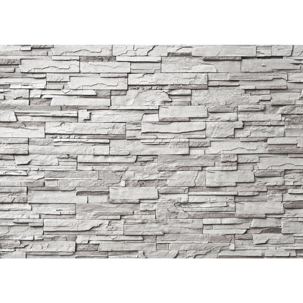 Nonwoven photo wallpaper Noble Grey Stone Wall stone wall wallpaper stone wall stone look stone stones wall wall