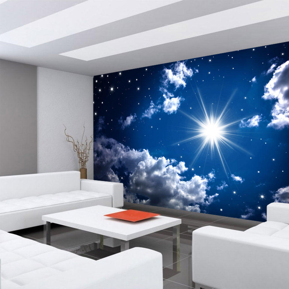 Nonwoven photo wallpaper Romantic Stars starry sky wallpaper starry sky stars stars luminous stars