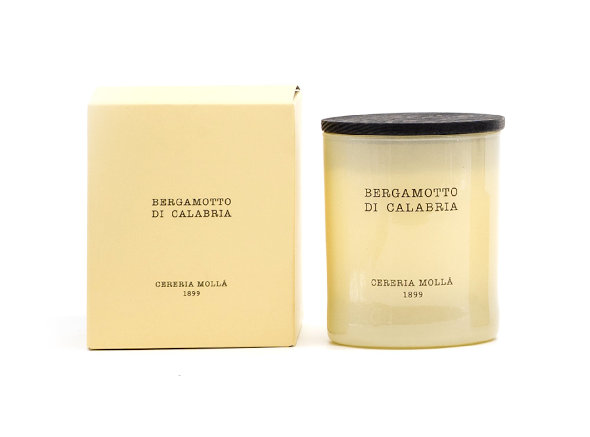 Bougie parfumée premium Bergamotto Di Calabria 230gr | Durée de combustion de 50 heures