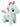 Peluche bébé peluche licorne turquoise avec peluche spandex super douce 23x30 cm (turquoise)