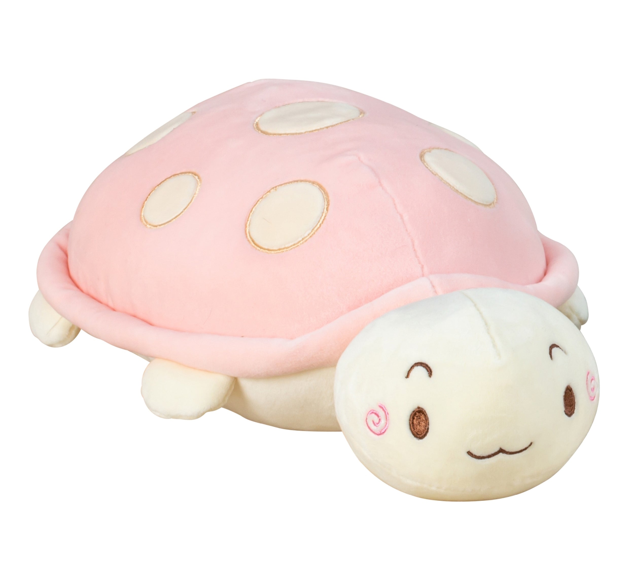 Peluche bébé tortue rose en peluche spandex super douce 32x12 cm (rose)