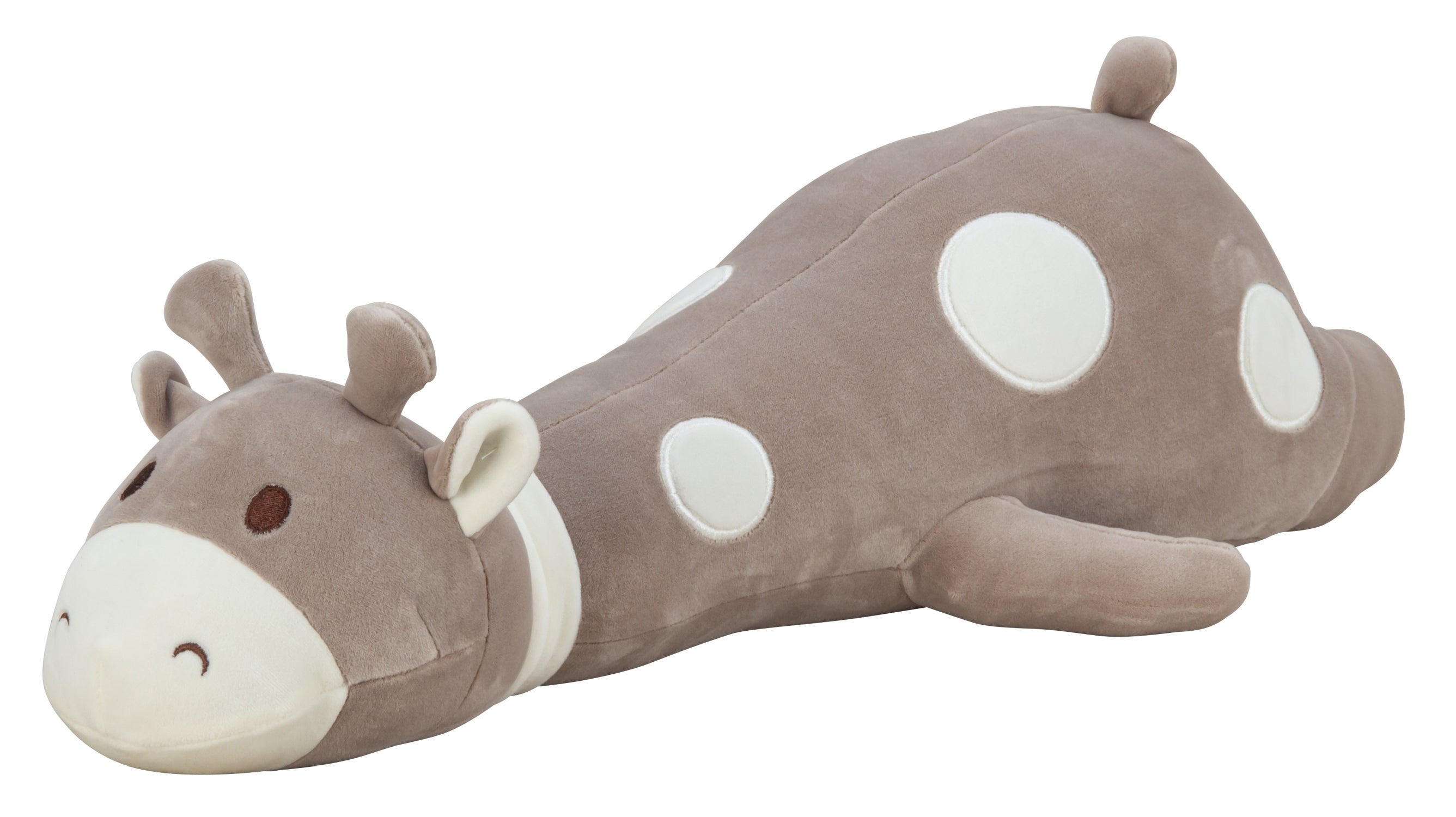 Baby-Plüschtier Kuscheltier Giraffe liegend aus super weichem Spandex-Plüsch Höhe 16cm Länge 50cm