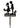 Garden sign garden stake couple black made of metal including rain gauge height 98 cm width 26 cm