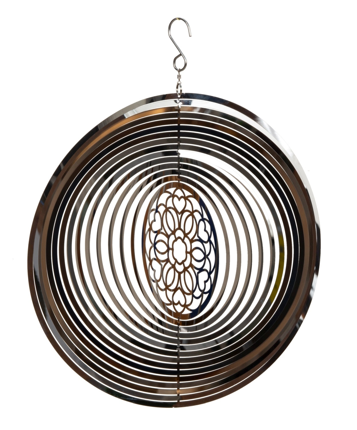 3D wind chime made of stainless steel for hanging, diameter 25 cm