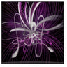 3D Wandbild Abstrakt aus Aluminium inklusive Rahmen 60x60 cm - Lifestyle & More