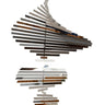 3D Windspiel aus Edelstahl Hängen Höhe 28 cm Breite 19 cm - Lifestyle & More