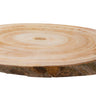 4er Set Große Naturholz Baumscheiben 26x16 cm Baumstamm Scheiben Holzscheiben Rohlinge mit Rinde - Lifestyle & More
