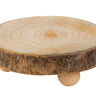 4er Set Naturholz Baumscheiben 16x5,5 cm Baumstamm Scheiben Holzscheiben Rohlinge mit Rinde - Lifestyle & More