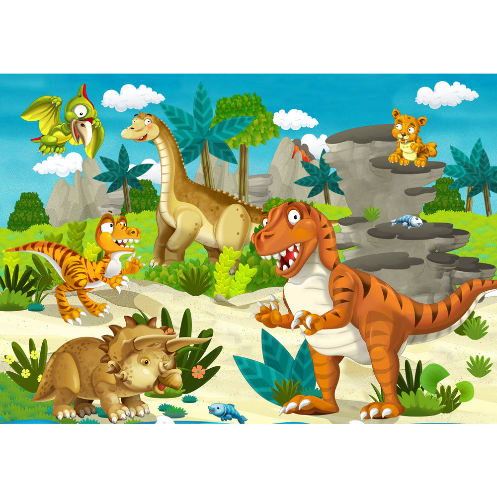 Nonwoven photo wallpaper My first Dinos children's wallpaper wallpaper children's wallpaper children's room dino dinosaur