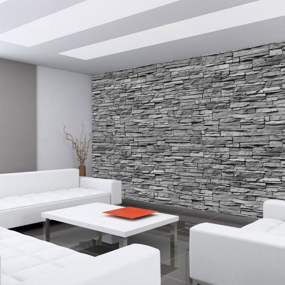 Nonwoven photo wallpaper Asian Stone Wall 2 stone wall wallpaper stone look