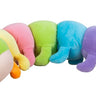 Baby - Plüschtier Kuscheltier Raupe kunterbunt aus super weichem Spandex - Plüsch Höhe 25cm Breite 90cm - Lifestyle & More