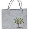 Filz - Tasche Einkaufstasche mit Lebensbaum Höhe 28cm Breite 35cm Tiefe 14cm - Lifestyle & More
