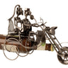 Flaschenhalter Flaschenständer Motorrad mit Paar aus Metall für Bierflasche 0,33 Höhe 21 cm - Lifestyle & More