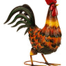 Gartenfigur Hahn aus Metall stehend Höhe 40 cm Breite 36 cm - Lifestyle & More