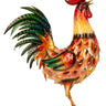 Gartenfigur Hahn aus Metall stehend Höhe 55 cm Breite 44 cm - Lifestyle & More