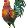 Gartenfigur Hahn aus Metall stehend mehrfarbig Höhe 39 cm Breite 38 cm - Lifestyle & More