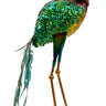 Gartenfigur Pfau aus Metall stehend Höhe 81cm Breite 36cm - Lifestyle & More
