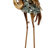 Gartenfigur Reiher aus Metall stehend Höhe 81 cm Breite 48 cm - Lifestyle & More