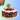Geburtstagskerzen Ballonmuster 11 - teiliges Set in Regenbogenfarben Zahl 0 - 9 sowie Happy Birthday - Lifestyle & More