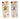 Geburtstagskerzen Ballonmuster 2 - teiliges Set in Silber & Gold Happy Birthday Kerze Höhe 11 cm - Lifestyle & More