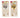 Geburtstagskerzen Ballonmuster 2 - teiliges Set in Silber & Gold Happy Birthday Kerze Höhe 13 cm - Lifestyle & More
