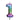 Geburtstagskerzen Ballonmuster in Regenbogenfarben Zahl 1 Höhe 8 cm - Lifestyle & More