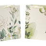 Geschenktaschen Geschenktüten jeweils im 4er Set 26x23x12 cm Blumen - Lifestyle & More