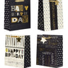 Geschenktaschen Geschenktüten jeweils im 4er Set 26x32x12cm Geburtstag - Lifestyle & More