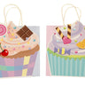 Geschenktüte Geschenktasche im 4er Set mit Cupcake 3D - Applikation 25x27 cm - Lifestyle & More
