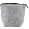 Kosmetiktasche aus Filz mit Reißverschluss Höhe 12,5cm Breite 16cm Tiefe 6cm - Lifestyle & More
