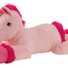 Kuscheliges riesiges Plüsch Einhorn Plüschtier Kuscheltier XXL 110 cm Lang in rosa/pink - Lifestyle & More