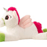 Lifestyle & More Großes Einhorn mit Flügeln Kuscheltier Plüschtier weiß/pink XL 85 cm groß - Lifestyle & More